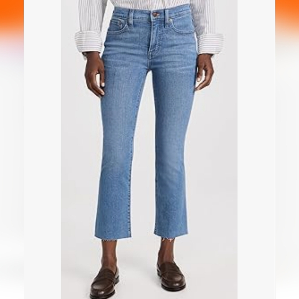NWOT Madewell 29P Mid-Rise Kick Out Jeans